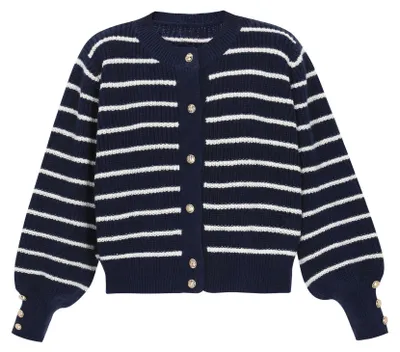 Produktbild von CALEY Damen Strickjacke - Navy, XS/S
