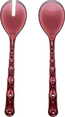 Produktbild von Guzzini - Eitelkeit, Salatbesteck, Mauve, aus biobasiertem San und biobasiertem SMMA - Terra Terra