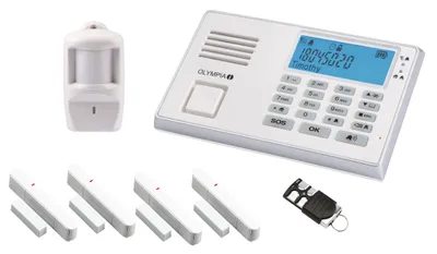 Produktbild von Olympia 9066, Weiß, Tasten, LCD, Kunststoff, 868 MHz, 5 V