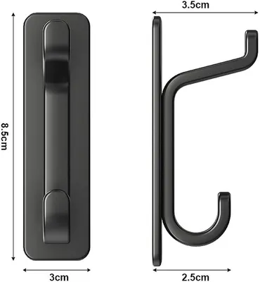 Set von 4 Klebehaken für Jacken und Handtücher