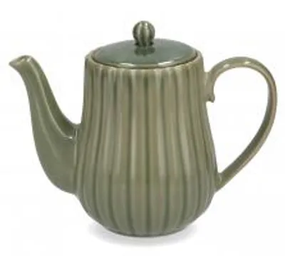 Immagine prodotto di H&H Teiera Lotus In Stoneware Verde Cc 740