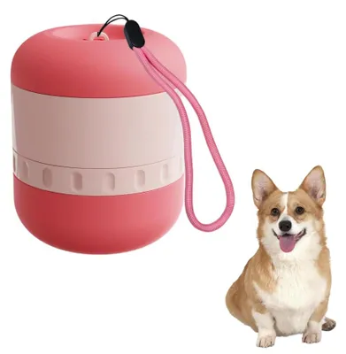 Hundetrinkflasche aus Silikon, 250 ml, auslaufsicher, für unterwegs