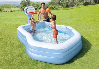 Obrázok produktu pre Intex 57183NP, Nafukovací bazén, 682 L, V tvare osmičky, 3 rok / roky, Vinyl, Modrá