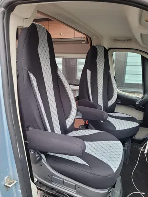Productafbeelding van Op maat gemaakte stoelhoezen voor bestuurder en passagier van de FIAT Ducato type 250, vanaf 2006 - 2022
