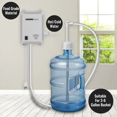 Image de Pompe à eau - Distributeur d'eau - Pompe à eau pour boissons - Pompe électrique - Bouteille de 5 gallons - Arrêt automatique