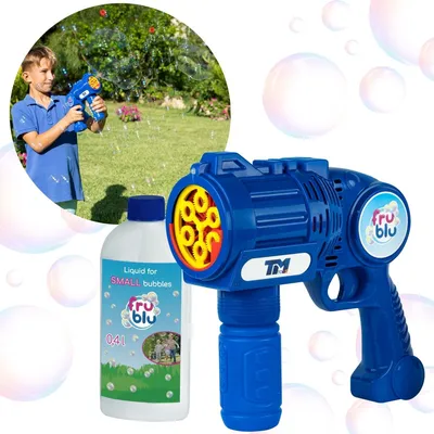 Obrázek produktu pro Pistole na mýdlové bubliny, stroj na mýdlové bubliny + kapalina 400 ml