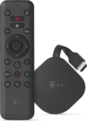 Obrázek produktu pro Telekom Magenta TV Stick, 4K Ultra HD, Android, 720p, 1080p, 2160p, H.264, H.265, VP9, HDMI, 802.11a, 802.11b, 802.11g, Wi-Fi 4 (802.11n), Wi-Fi 5 (802.11ac)