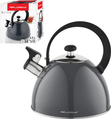 Obrázok produktu pre Rýchlovarná kanvica Indukčná kanvica Fľaša Nerezová čajová kanvica Grey 2,5 l