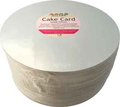 Produktbild von Cake Boards silver/gold Rund 26 cm 100 Stück