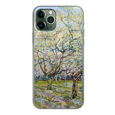 Produktbild von MuchoWow® Handyhülle Schutzhülle Hülle für iPhone 11 Pro Blühender Obstgarten - Vincent van Gogh Silikon Softcase Handy Hülle - Handy