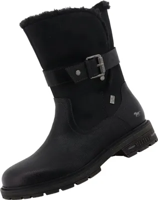 Image de Mustang Damen TEX-Stiefel gefüttert Schwarz