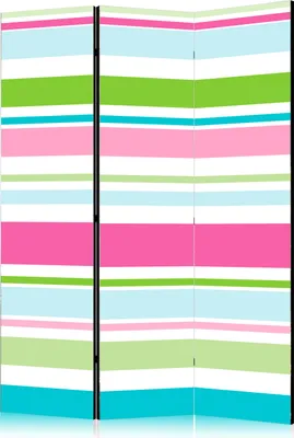 Immagine prodotto di Schermo bifacciale Sfondi e motivi 135x172 cm 3 parti bianche