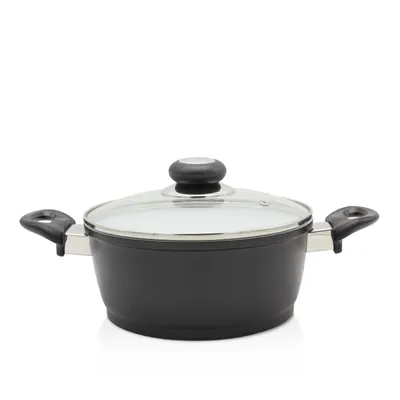Produktbild von Karl Krüger 22020O Aluguss-Topf Oslo mit Glasdeckel, 20 cm