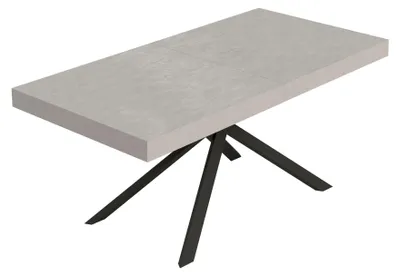 Immagine prodotto di Tavolo Allungabile 200/304x90 cm Niket Cashmere Gambe Antracite