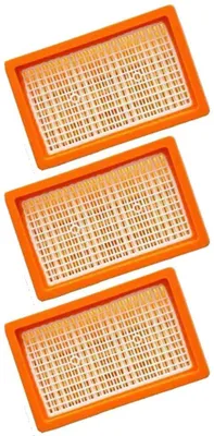 3er-Pack Flachfaltenfilter für Kärcher WD4-WD6