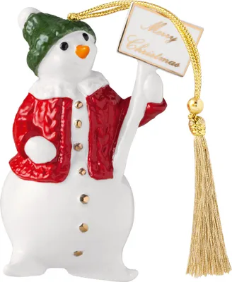 Produktbild von Villeroy & Boch Christmas Classics Ornament Schneemann 9,5cm