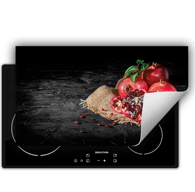 Produktbild von DarHaus Herdabdeckplatte 90x52 cm Anti Rutsch Matte Aufrollbar, Fruchtzuschuss