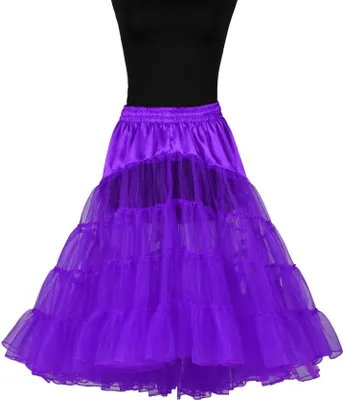 Produktbild von Knielanger Petticoat violett