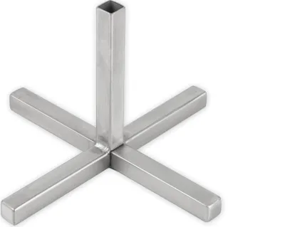 Produktbild von Spießständer Handkreuz für Döner- Gyros Spieß 23 x 23 cm