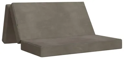 Obrázok produktu pre vidaXL Rozkladacia pohovka 140 x 67 x 45 cm Svetlosivá
