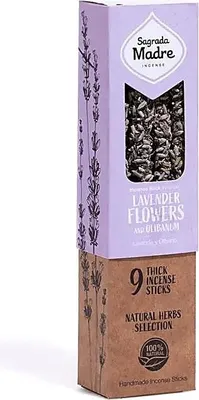 Produktbild von Sagrada Madre Kräuter-Räucherstäbchen Lavendel Olibanum – 2er-Set – 38 g