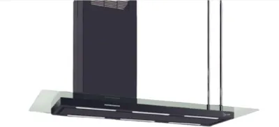 Immagine prodotto di CAPPA ELEA ISOLA STYLE CON VETRO cm146 Sinistra -Nera - 800 m3/h