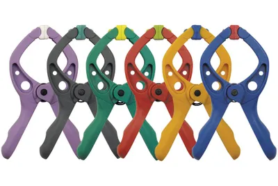 Obrázek produktu pro wolfcraft GmbH 3432000, Pružinová svorka, Plast, 4 kusů, 3 cm