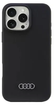 Zdjęcie produktu dla Audi Silicone Case iPhone 16 Pro Max6.9 czarny/black hardcase AU-LSRIP16PM-Q3/D1-BK