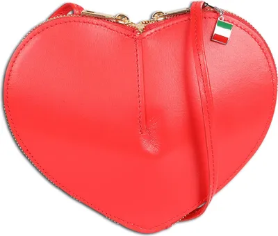 Produktbild von Florence Leder Tasche Damen Umhängetasche rot 6x22x16cm OTF846R3