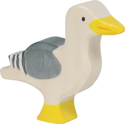 Produktbild von Möwe Seemöwe Meerestiere Holzfigur Holzspielzeug von Holztiger