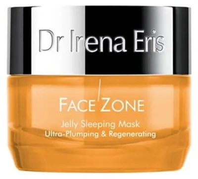 Zdjęcie produktu dla Dr Irena Eris Face Zone Jelly Sleeping Mask, Maska do spania, Kobiety, Przeciwstarzeniowy, Uspokajający, Elastyczność, Ujędrniający, Nawilżający, Odżywiający,..., Żelowy, 50 ml, Słoiczek