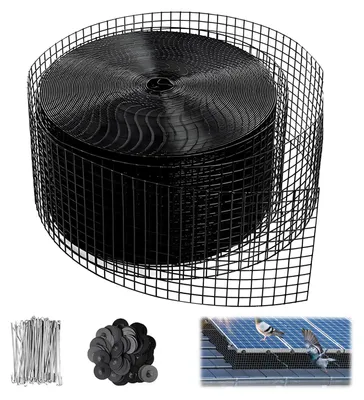 Produktbild von Taubenabwehr für Solarmodule – 20 cm x 30 m – PVC-beschichteter, verzinkter Stahl – Vogelschutz