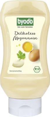 Produktbild von byodo Byodo Delikatess Mayonnaise PET-Flasche - - 300ml x 6 - 6er Pack VPE