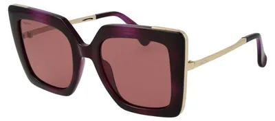 Image de MaxMara MM0051 83W violet/corne 52/21/140 Lunettes de soleil pour femmes