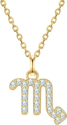 Produktbild von Glanzstücke München Halskette Sternzeichen Skorpion Sterling Silber Zirkonia