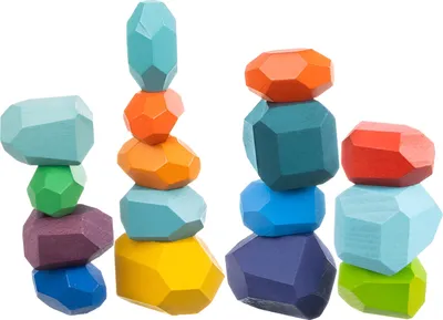 Produktbild von Hlzern Stapelsteine 16 Stck ISO