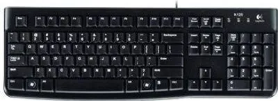 Obrázok produktu pre Klávesnica Logitech K120 pre firmy Klávesnica USB QWERTY nemecká čierna