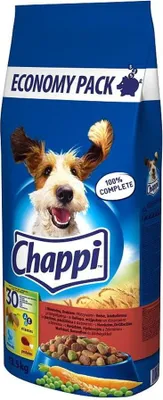 Zdjęcie produktu dla Chappi Karma Sucha Dla Psów Z Wołowiną Drobiem I Warzywami 13,5 Kg
