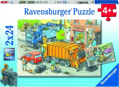 Produktbild von Müllabfuhr und Abschleppwagen Ravensburger 05096