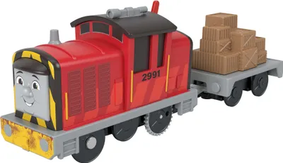 Produktbild von Fisher Price - Motorisierte Lokomotive SALTY mit Wagen HMC21
