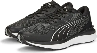 Produktbild von PUMA Electrify Nitro 2 Winterized Laufschuhe Damen puma black/metallic silver 40.5