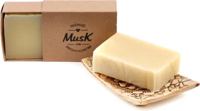 Produktbild von MUSK Naturseife BIS AUF DIE HAUT 100 g