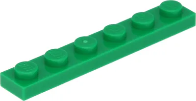 Produktbild von Lego® 1x6 Platte 3666 - 250 Stück Grün