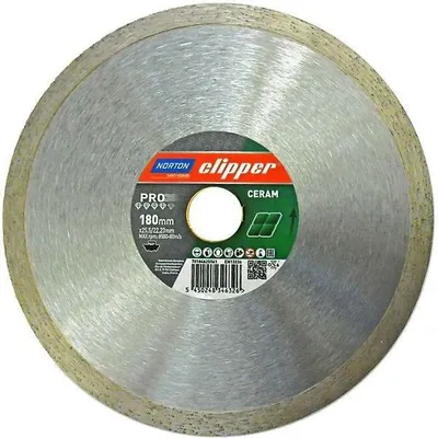 Immagine prodotto di Norton Clipper disco diamantato Pro Ceramic 180 x 25,4 / 22,2 mm 70184625561