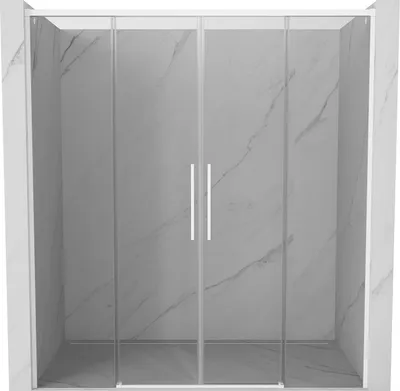 Obrázok produktu pre Mexen Rox posuvné dvere do sprchy 140 cm, priehľadné, chróm - 8C2-140-000-01-00