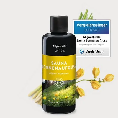 Produktbild von Saunaaufguss Sonnenaufguss Saunaduft mit Ylang-Ylang und Lemongrass