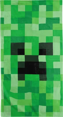 Produktbild von Minecraft Badetuch Creeper 75x150 cm Strandtuch Handtuch