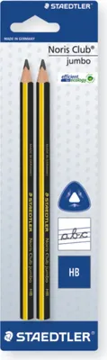 Produktbild von STAEDTLER Bleistift NC jumbo 2 ST Blisterkarte HB Dreikant
