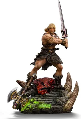 Produktbild von Iron Studios Masters Of The Universe Deluxe Art Scale 1/10 He-man Unleashed 34 Cm Figur    One Size