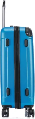 Image de Flexot® F-2045 | Valise 24 pouces, taille L, valise de voyage, valise à roulettes avec poignée télescopique, valise à coque rigide, bagage de voyage, robuste, roulettes 360°, serrure à combinaison